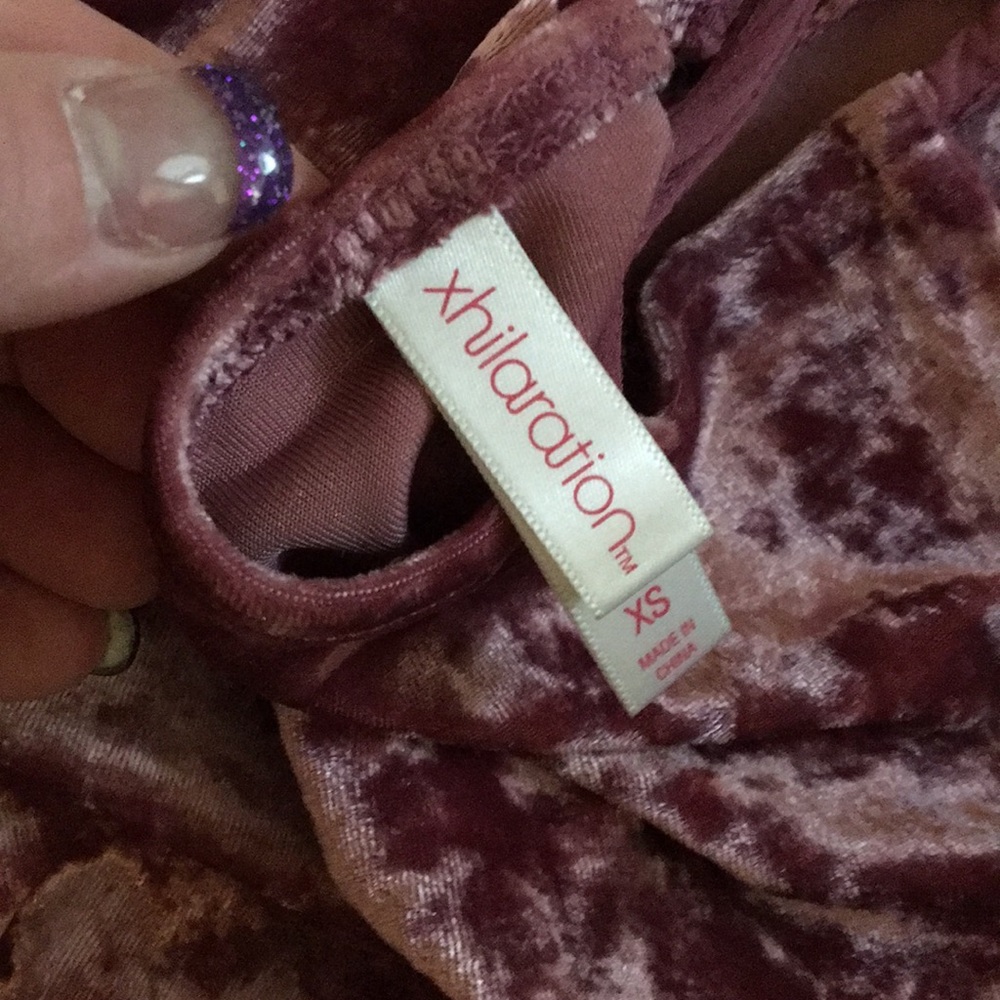 Pink Velvet Slip Dress - Picture 8 of 8